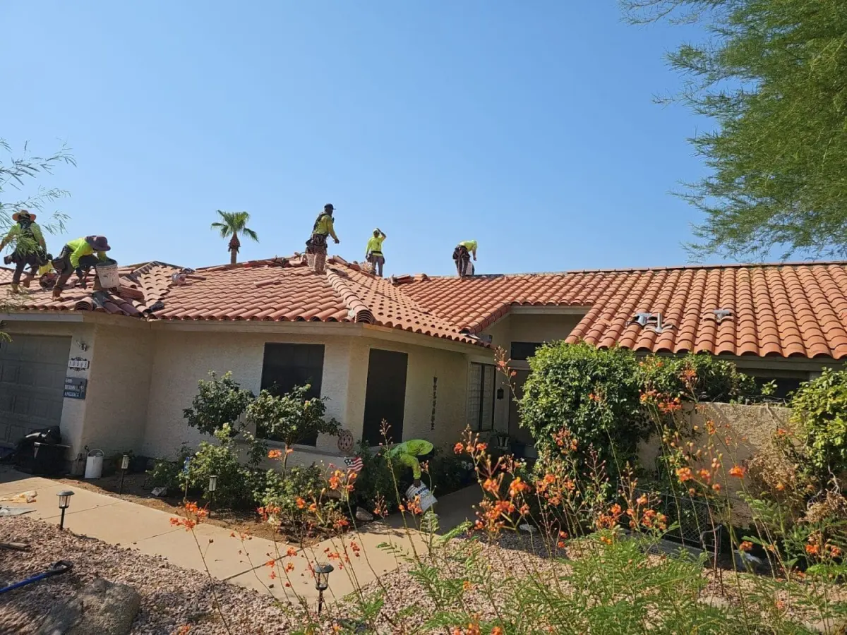 Tile roof replacement in Fountain Hills, Arizona